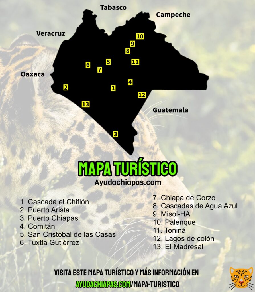 mapa de turismo